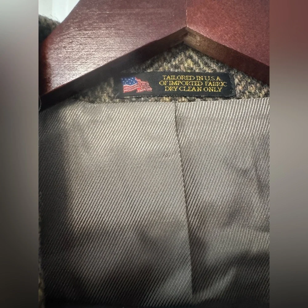 Harris Tweed Hardwick Clothes 100% Wool Men's Classic Herringbone Blazer